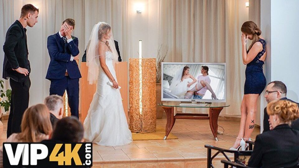 Vídeo con la cautivante Olivia Sparkle con mirando de Bride 4K