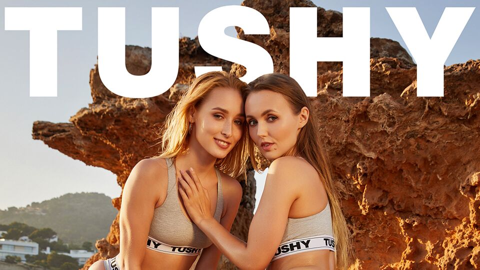 Action de jeunette avec la torride Kelly Collins et Sia Siberia de Tushy