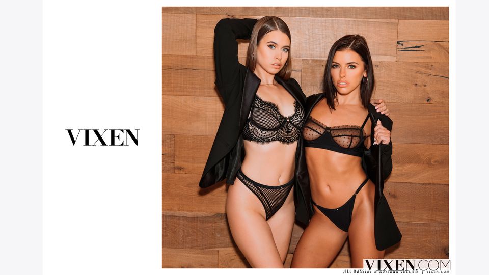 Sesso adolescente con piacevolissima Adriana Chechik e Jill Kassidy di Vixen