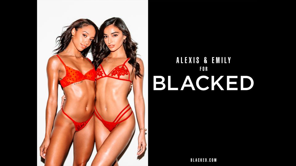 Long legs trailer with superb Emily Willis and Alexis Tae from Blacked.Com