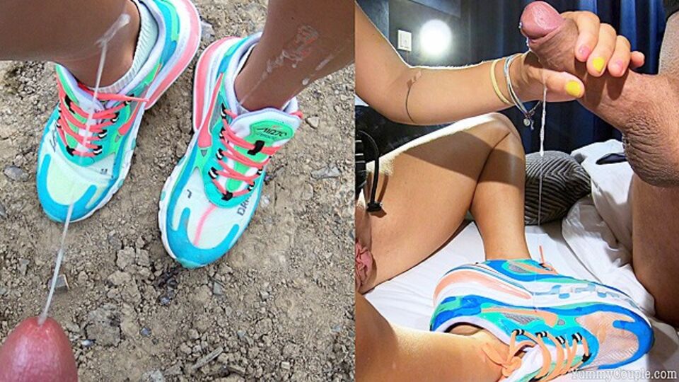 Nike sneakers xxx with ingenious Yummy Couple from Verified Amateurs