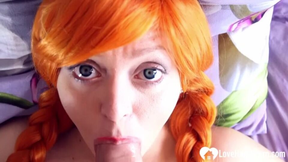 Love Home Porn presenta scena capelli rossi con angelica