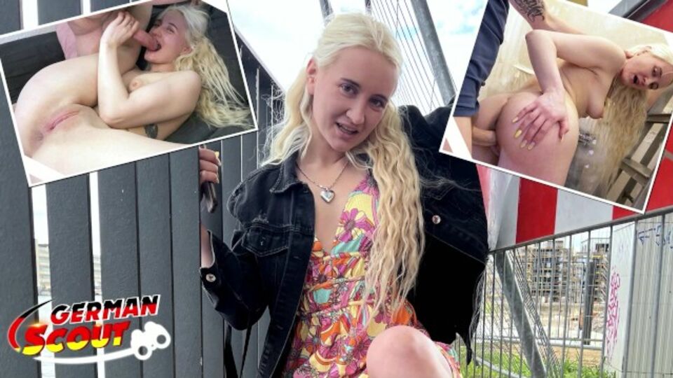 Cutesy German's blonde porn