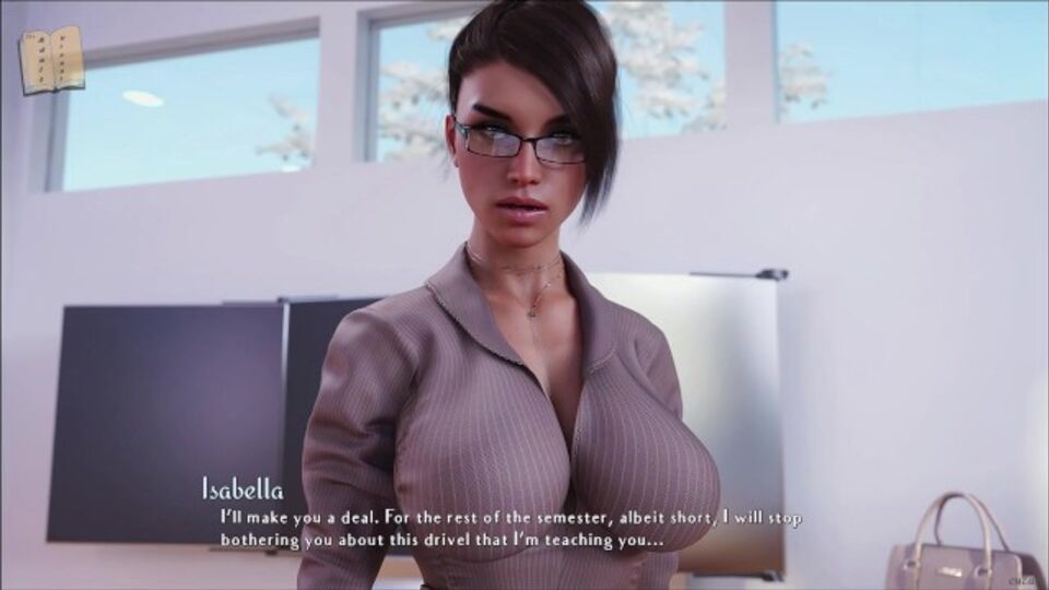Action brunette de l'audacieuse adultvisualnovels 