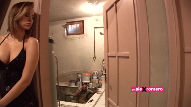 Sesso lingerie sexy con rustica Aleska Diamond e James Brossman di Alex Romero Classix