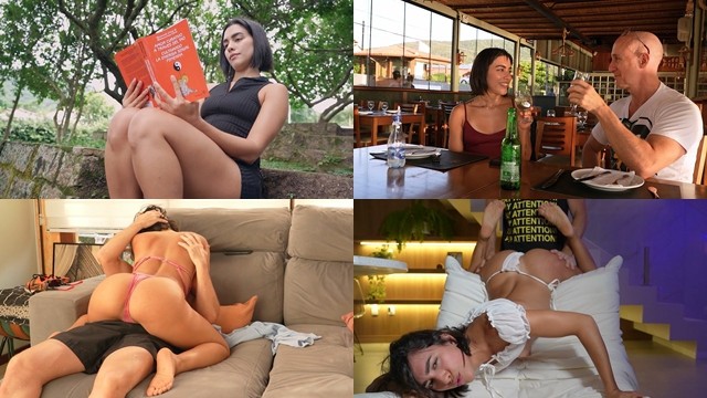 Pornografía de besos calientes protagonizado por la prostituta KinkyDogs y Fablazed