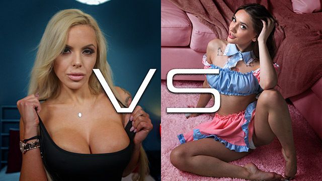 Contenido de tacones protagonizado por la disponible Nina Elle y Sera Ryder