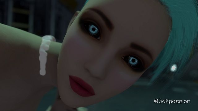 La salace coquine en vedette dans scène par derrière