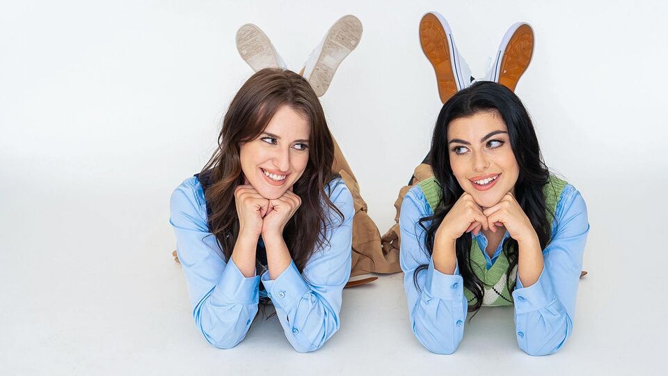 Acción de la extraordinaria Aubree y Gal de salón de clase 