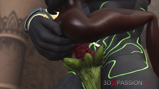 Gloriosa Anubis e Egypt - riprese negra - 3DXPassion