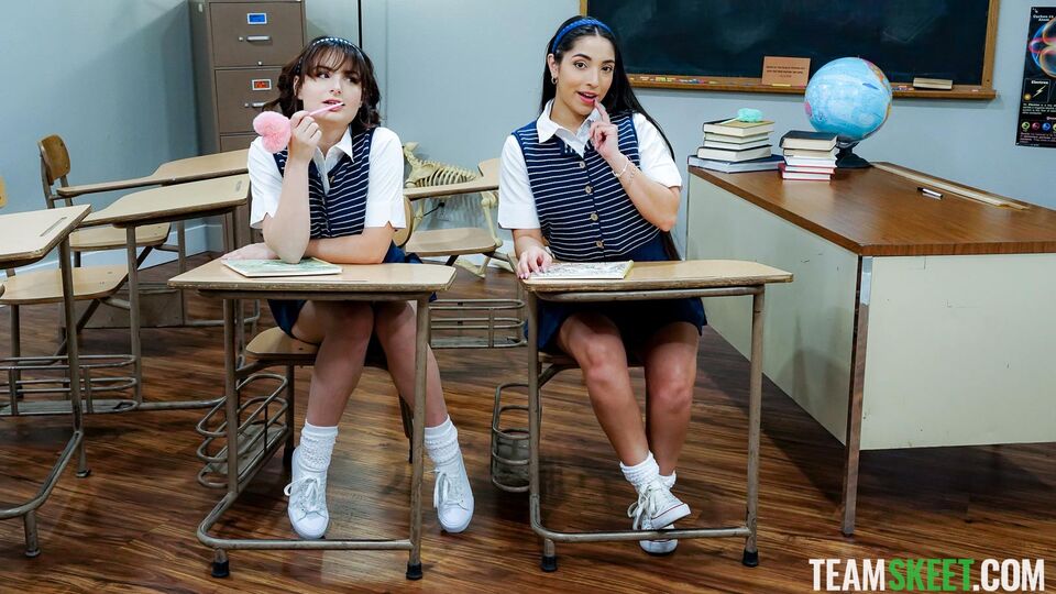 Madison und Evie's Facial Pornofilm