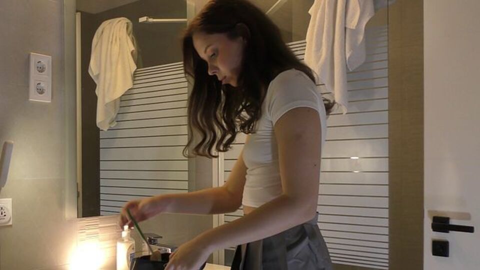 Porno de bragas con prostituta