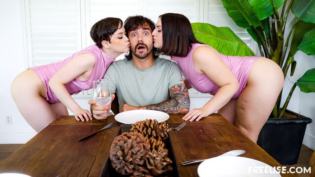 Freeuse Fantasy presenta contenido con las sexo de lado de Jade Valentine y Lucy Lotus