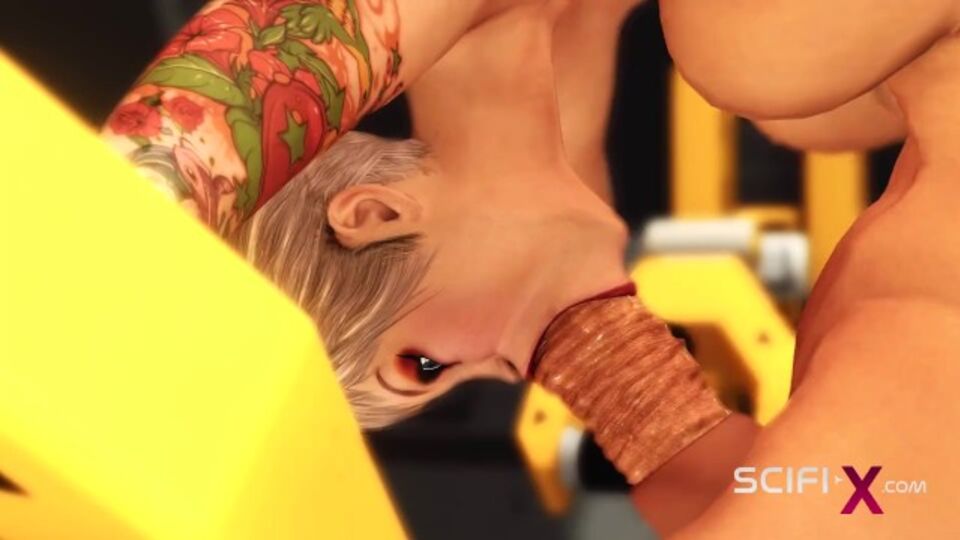 Escena de la tentadora doncella de sexo por el culo 