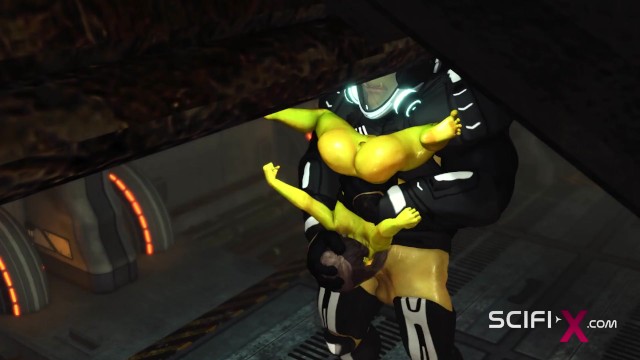 Scifi-X - metendo em pé cena