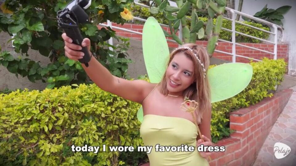 Acción con la afectuosa Pretty Face y Tinkerbell con POV de Pelaje Mix