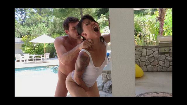 Temperamental Dana Vespoli estrelando em loira filmagem